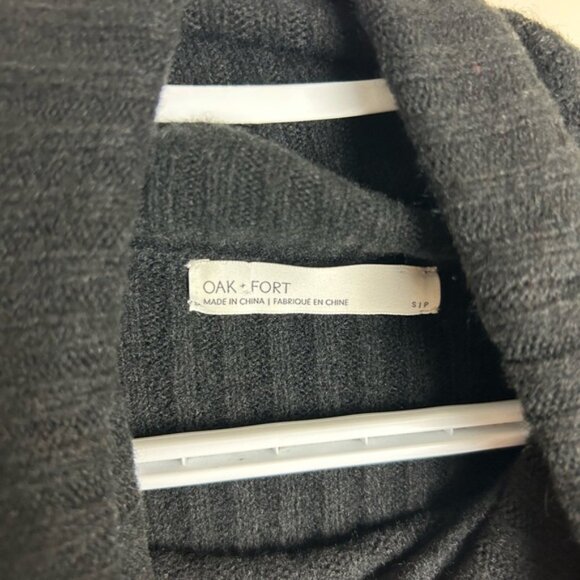 Oak + Fort Oversized Ribbed Turtleneck Sweater - Picture 4 of 6